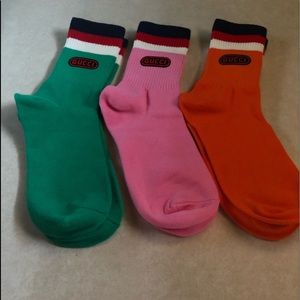 3 Pairs Gucci Socks